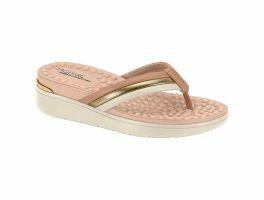 Tamanco Modare 7151.134 (34-39) - Nude Dourado Branco Off 6870