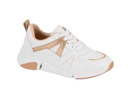 Tênis Modare 7401.102 (34-39) Cx c/ 8 pares 17165 Branco Dourado 