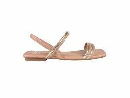 Sandália Moleca 5462.111 (34-39) - Dourado Nude 58021 