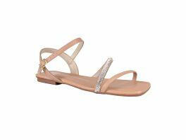 Sandália Moleca 5462.138 (34-39) - Nude Creme Ouro light 100930 