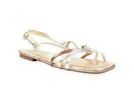 Sandália Moleca 5462.147 (34-39) - Dourado Bronze Prata 106451 