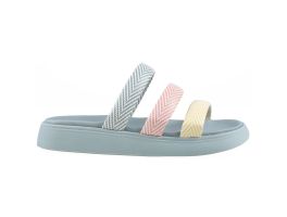 Tamanco Moleca 5469.146 (34-39) - Azul Sky Branco Rosa 104921