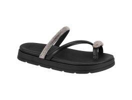 Tamanco Moleca 5490.127 (34-39) - Cristal Preto 32534