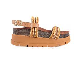 Sandália Moleca 5513.107 (34-39) - Multi Mostarda Camel 102127 
