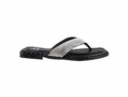 Tamanco Moleca 5547.105 (34-39) - Preto Cristal 19026 