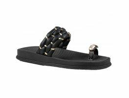 Tamanco Moleca 5556.111 (34-39) - Preto Dourado 16579