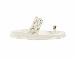 Tamanco Moleca 5556.111 (34-39) - Branco Off Dourado 35432