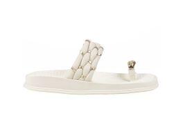 Tamanco Moleca 5556.111 (35-39) - Branco Off Dourado 35432