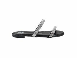 Tamanco Moleca 5557.100 (34-39) - Cristal Preto 32534 