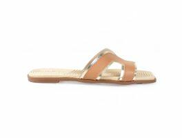 Tamanco Moleca 5558.101 (34-39) - Dourado Camel 96340 