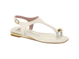 Sandália Moleca 5559.103 (34-39) - Branco Off 35312