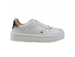 Tênis Moleca 5782.312 (34-39) - Branco Off Nude Dourado 96956 
