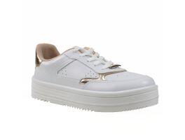 Tênis Moleca 5782.312 (34-39) - Branco Off Nude Dourado 96956 