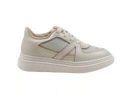 Tênis Moleca 5816.108 (34-39) - Branco Off Rosa Azul Sky Manteiga 106456
