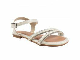 Sandália Molekinha 2157.1203 (25-34) - Branco Off Cristal 99220