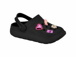 Babuche Molekinha 2591.106 (25-36) - Preto 15745