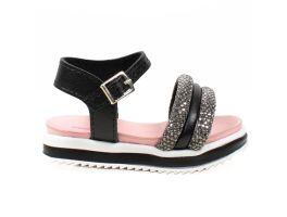 Sandália Molekinha 2724.123 (17-25) - Preto Black Diamond 91008