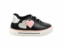 Tenis Molekinha 2740.201 (17-25) - Preto Rosa Prata 104206