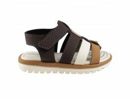 Sandália Molekinho 2650.201 (19-26) - Café Branco Off Caramelo 81596