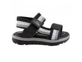 Sandália Molekinho 2650.202 (19-26) - Cinza Branco Preto 107173