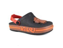 Babuche Nilqi Capivara 070.15.4 (21-32) - Preto 