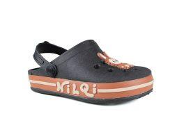 Babuche Nilqi Labu 070.17.4 (21-32) - Preto 