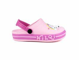 Babuche Nilqi Unicornio Arco Iris 070.11.1 (19-24) - Rosa 