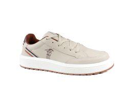 Tênis Polo Go Willy Go (38-43) - Off White Café Caramelo 464 