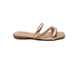 Tamanco Mississipi Rives MB751-0001 (34-39) Cx c/9 Pares- Rives Metal Rose Ouro Light 