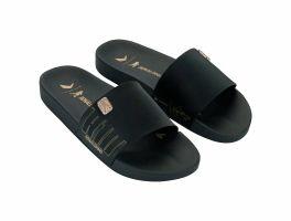 Chinelo Rider R10 Slide 12562 (37-44) - Preto Dourado BT194 