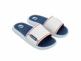Chinelo Rider Pump II Slide 12424 (37-44) - Branco Azul BO153