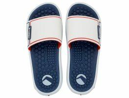 Chinelo Rider Pump II Slide 12424 (37-44) - Branco Azul BO153