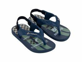 Chinelo Rider Street Fun Baby 11810 (19-25) - Azul Verde Bq666 