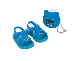 Sandália Disney Puff Bag 23224 (19-24) - Azul Rosa Br420 