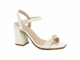 Sandália Ramarim 2541202 (34-39) - Verniz Glam Plus Coconut 0003 