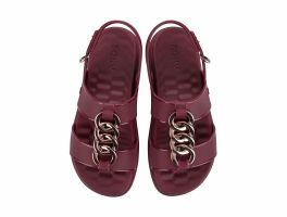 Sandália Zaxy Glam 19222 (33-40) - Vermelho Cereja Profundo Br402 