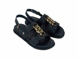 Sandália Zaxy Glam 19222 (33-40) - Preto Br415 