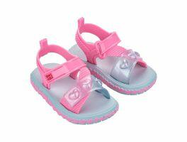 Sandália Zaxynina Fashionista 19278 (19-27) - Rosa Azul Bq942 