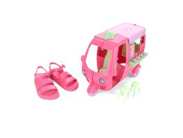 Sandália Barbie Com Sorveteria 23221 (25-31) - Rosa Lilás Bp751