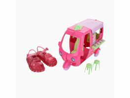 Sandalia Barbie Com Sorveteria 23221 (25-31)  - Rosa Bp753