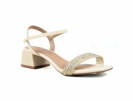 Sandália Beira Rio 8423.240 (34-39) - Dourado Champanhe Creme 106880