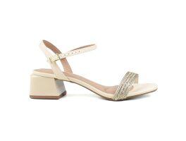 Sandália Beira Rio 8423.240 (34-39) - Dourado Champanhe Creme 106880