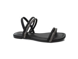 Sandalia Dakota Enfeite Y6972-0002 Pewter Preto 34-39