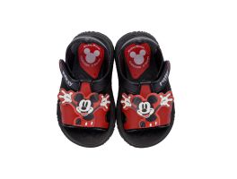 Sandália Disney Happy 23256 (19-24) - Preto Vermelho Bn842 