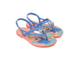 Sandália Disney Lady II 23240 (25-33) - Bl325 Rosa Azul