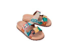 Tamanco Disney Summer II 23288 (30-36) - Bege Cobre Bk530 