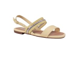 Sandália Moleca 5435.554 (34-39) - Manteiga Creme Ouro Claro 105525 