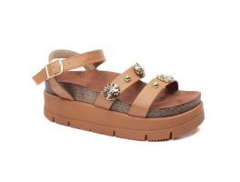 Sandália Moleca 5513.104 (34-39) Cx c/ 8 pares - 9569 Camel 95373
