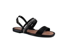 Sandália Moleca 5435.554 (34-39) Preto Grafite Hmtt Cristal 99866 
