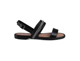 Sandália Moleca 5435.554 (34-39) Preto Grafite Hmtt Cristal 99866 